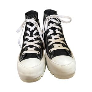 Converse Black and White High-Top All Star Sneakers